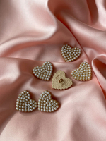 Пуговицы Жемчуг Сердце
