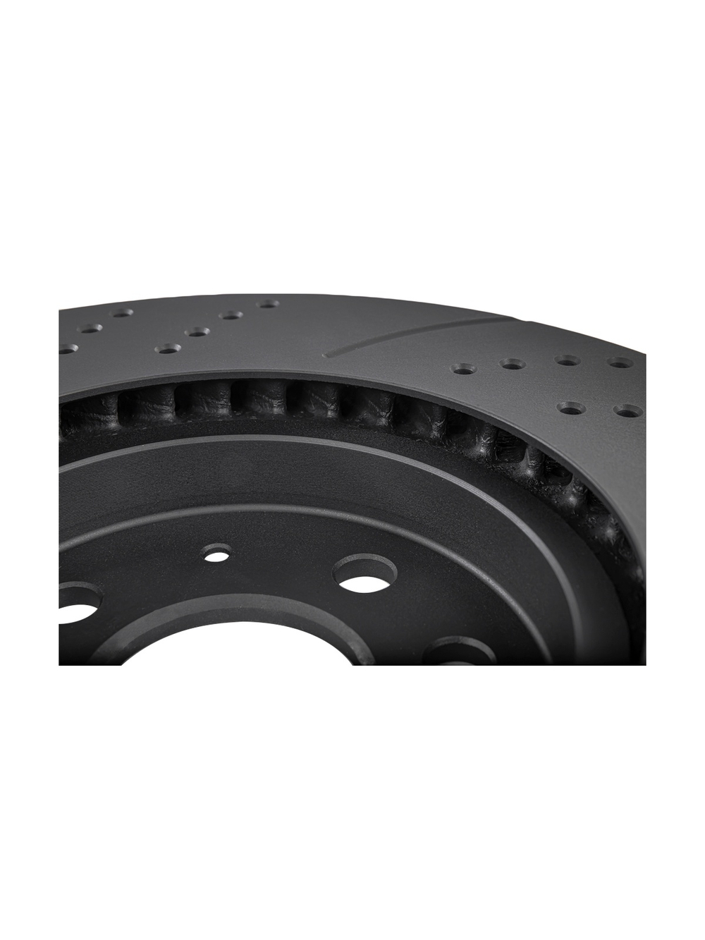 Диск тормозной передний перфорированный PRO-LINE с покрытием комплект OPEL ASTRA H/MERIVA 4 отверстий GANZ GIJ10049S