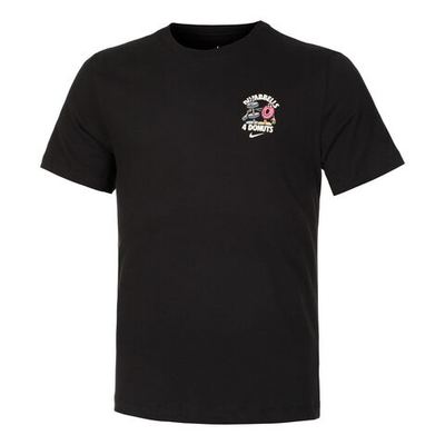 Мужское теннисное поло Nike Dri-Fit Dumbbells T-Shirt Men - Black