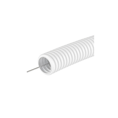 81840 труба ПЛЛ гофр. 40мм. с протяжкой 20м. бел. DKC