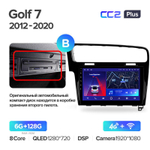 Teyes CC2 Plus 10.2" для Volkswagen Golf 2012-2020