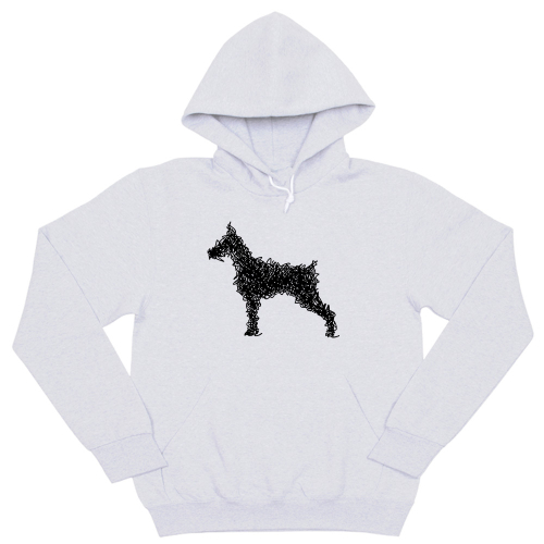 Толстовка "Доберман - штрихи"