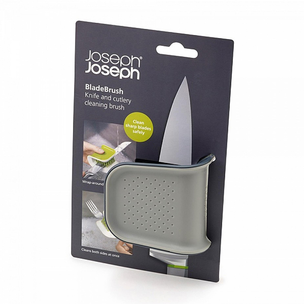 Щетка для столовых приборов и ножей BladeBrush серая, Joseph Joseph
