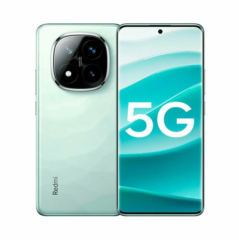 Смартфон Xiaomi Redmi Note 14 Pro+,(RU*) 12ГБ+256ГБ, зеленый, AMOLED, 6.67", 120 Гц, Android 14, CN (глобальная прошивка, поддержка русского языка, евроадаптер)