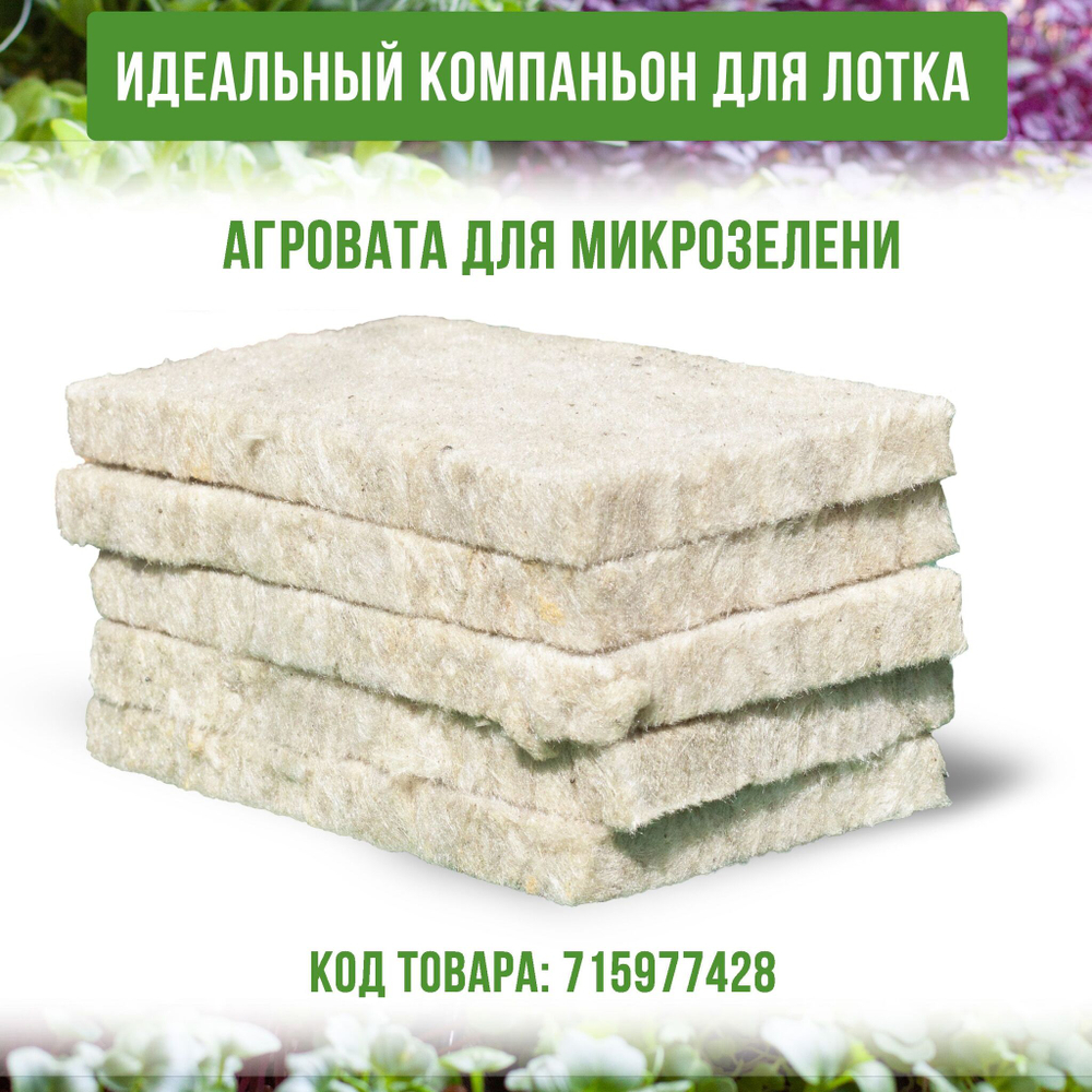 Лоток для выращивания свежей микрозелени / 18*11*5,5 см / 100 шт.