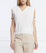 льняная блузка Peserico - белый(S99581F12 9056A)