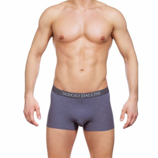 Мужские трусы боксеры темно-серые Sergio Dallini SG2305-1