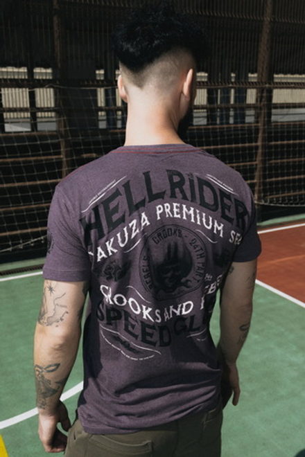 Футболка бордовая Yakuza Premium 3606-1