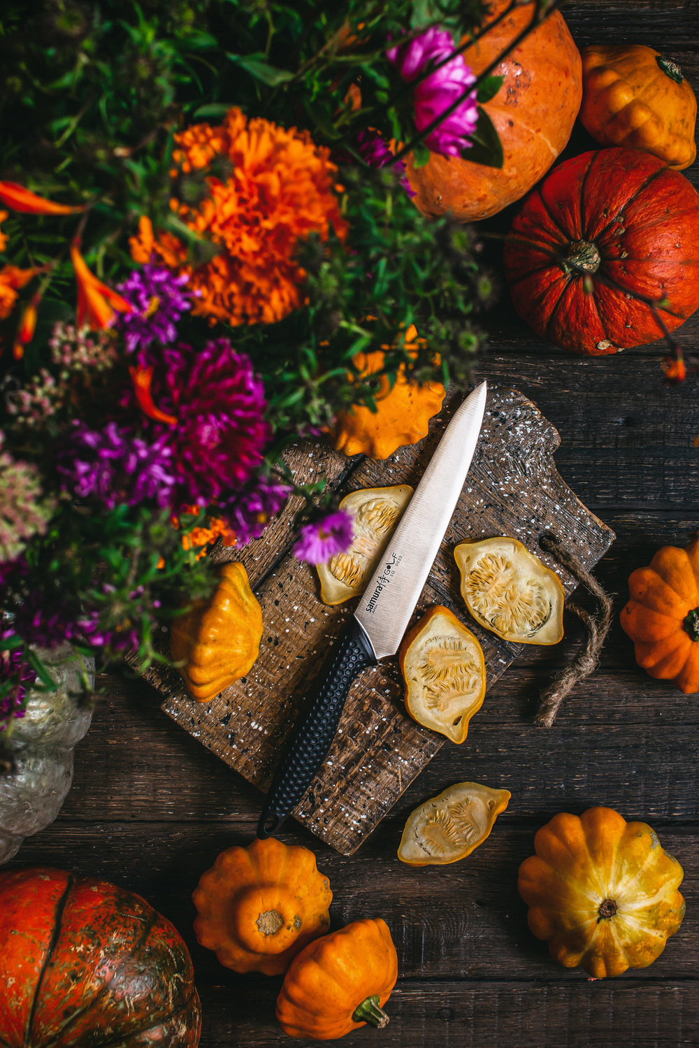 Нож кухонный универсальный 15.8см Samura Golf