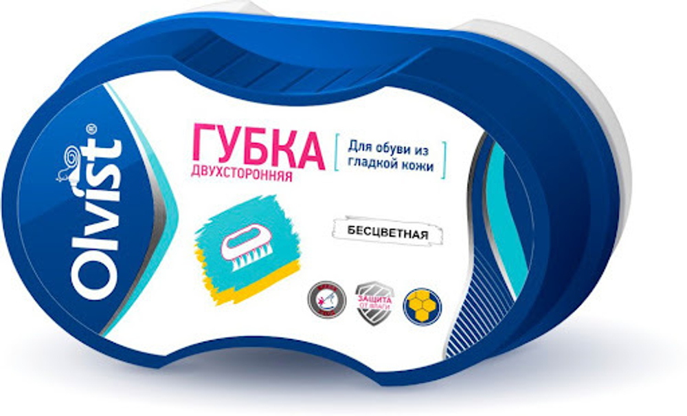 Губка д обуви Олвист бесцветная с дозатором арт.QSN-02