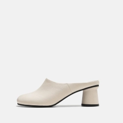 Мюли женские FLIP HEEL CREAM