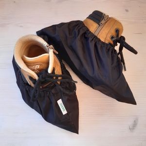 Многоразовые детские бахилы ZEERO Dewspo с мешочком, черные