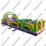 Надувной батут "Длинная полоса препятствий" 16*4*5 м