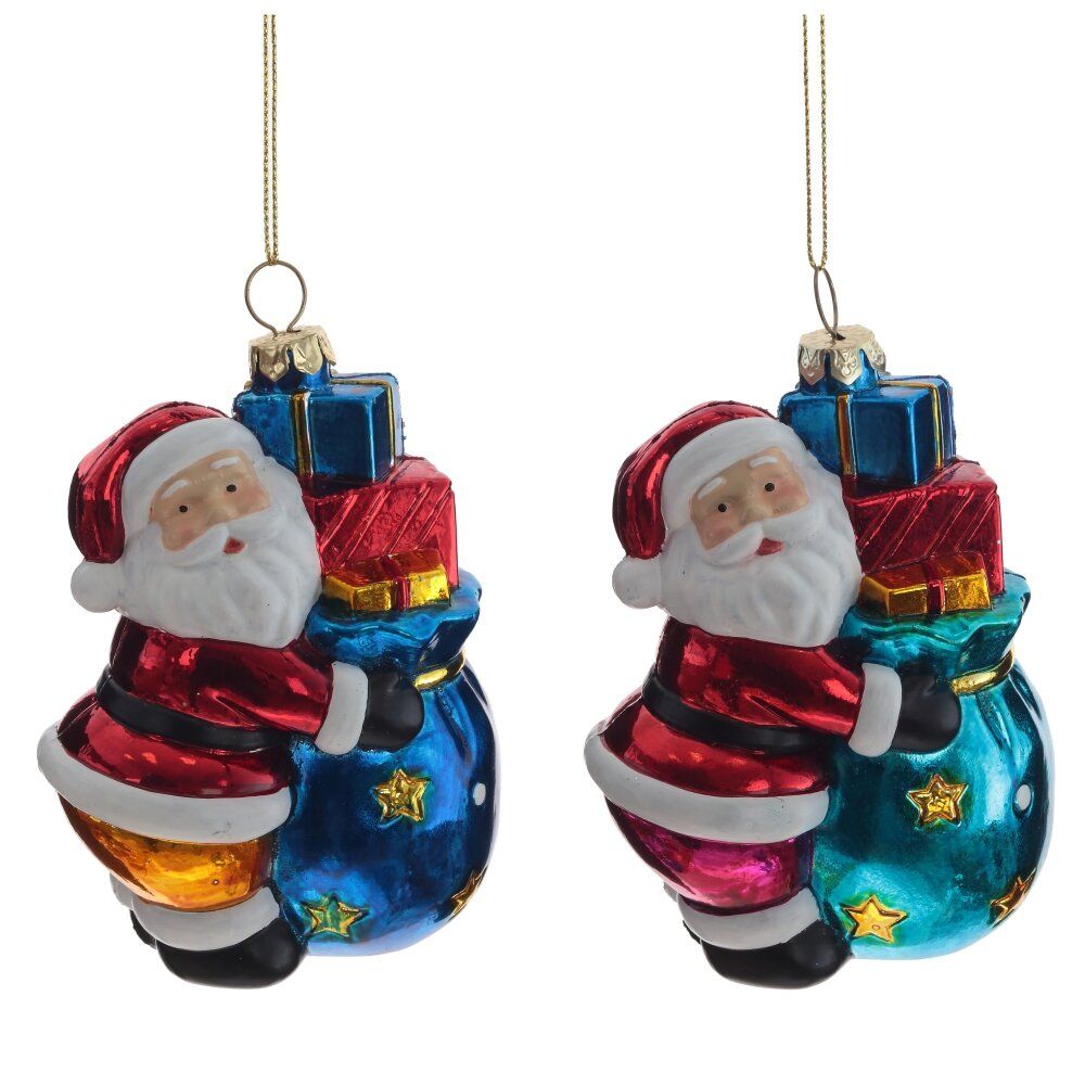 GAEM Украшение новогоднее "Дед Мороз", L8 W5,5 H11,5 см, 2в.