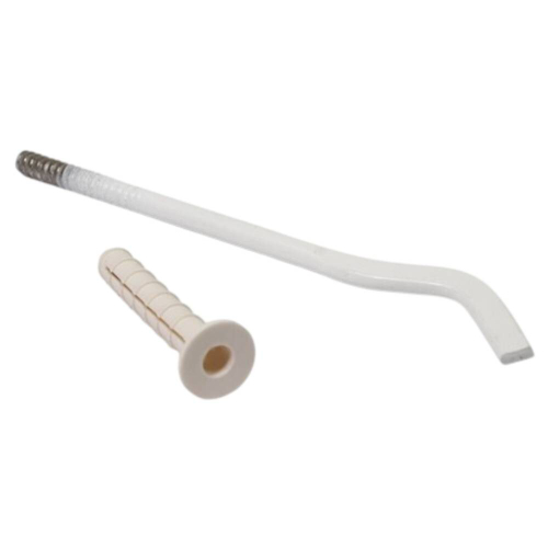 Кронштейн Кайрос штыревой 7х180 мм плоский с дюбелем, С6.7.18ф