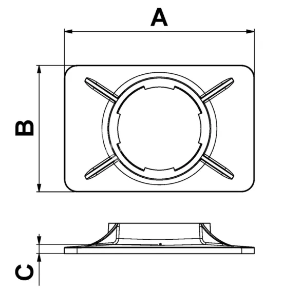 Поддомкратная опора для увеличения опорной площади Holmatro SB 35