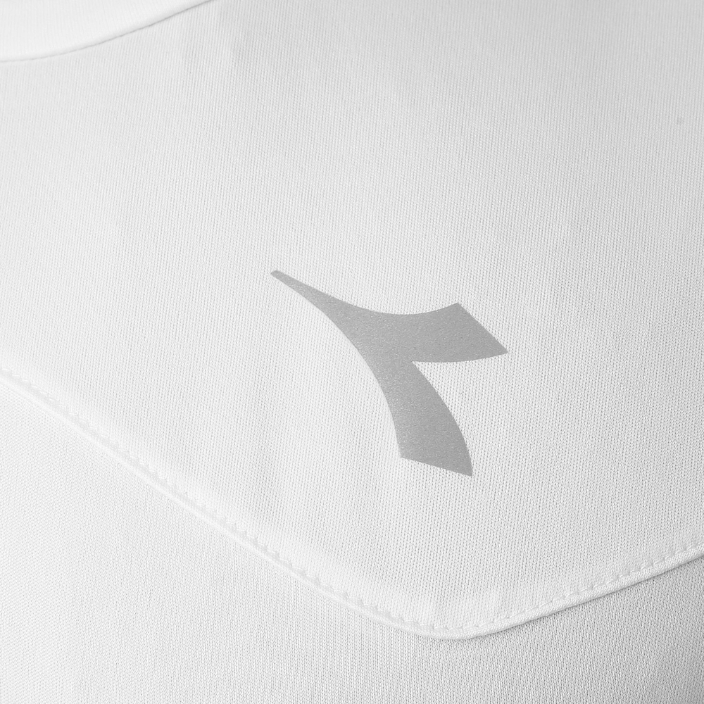 Мужское теннисное поло Diadora Team T-Shirt Men - White, Lightgrey