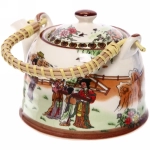 Чайник заварочный керамический 700мл с ситом «Гейши»