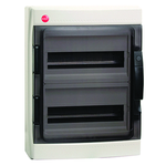 Щиток настен.с двер.24мод.,IP65,сер.,с усил. клем.блок.2х87308