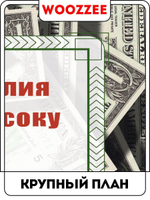 Наклейка на банку "Капуста изобилия в собственном соку"