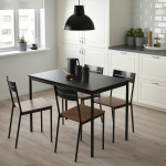 Кухонный стол - SANDSBERG  IKEA/ САНДСБЕРГ ИКЕА,110х73х67см, черный