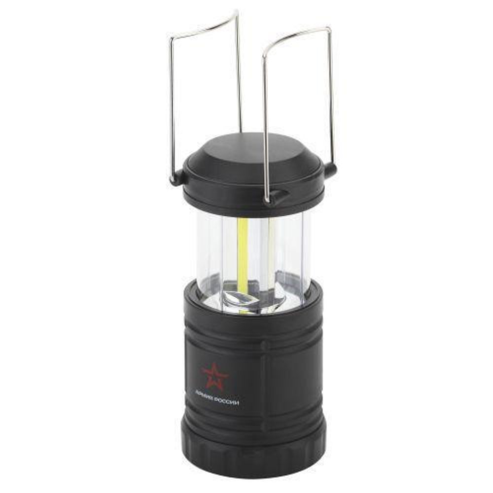 Фонарь светодиодный кемпинговый KB-502 АР "Заря" 3COB 1.5Вт складной магнит крючок элементы питания 3хAA (не в комплекте) пластик (картон. упак.) Эра Б0030188