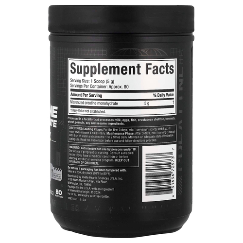 MuscleTech, Platinum, 100% моногидрат креатина, без добавок, 400 г (14,11 унции)