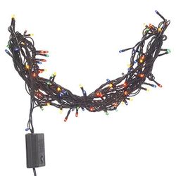 GAEM Электрогирлянда "Праздник", L8,5 м, (180 разноцв микроламп, 8 реж свеч, шнур 1,5 м, 9W)