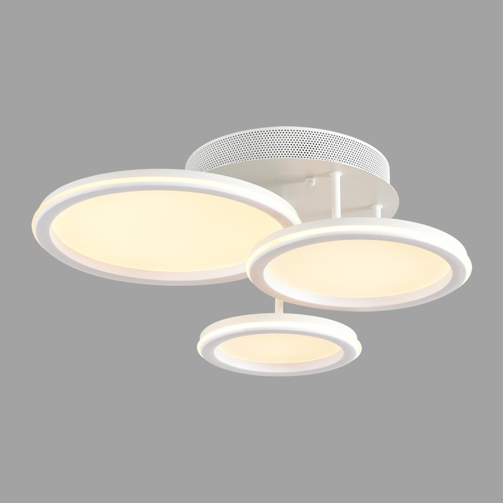 8380/60CL LN Умная люстра потолочная с ПДУ и голосовым управлением LED 60W 3000-6500К 220V LEDIO