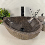 Раковина из речного камня RS-65594 49*38*15 0865