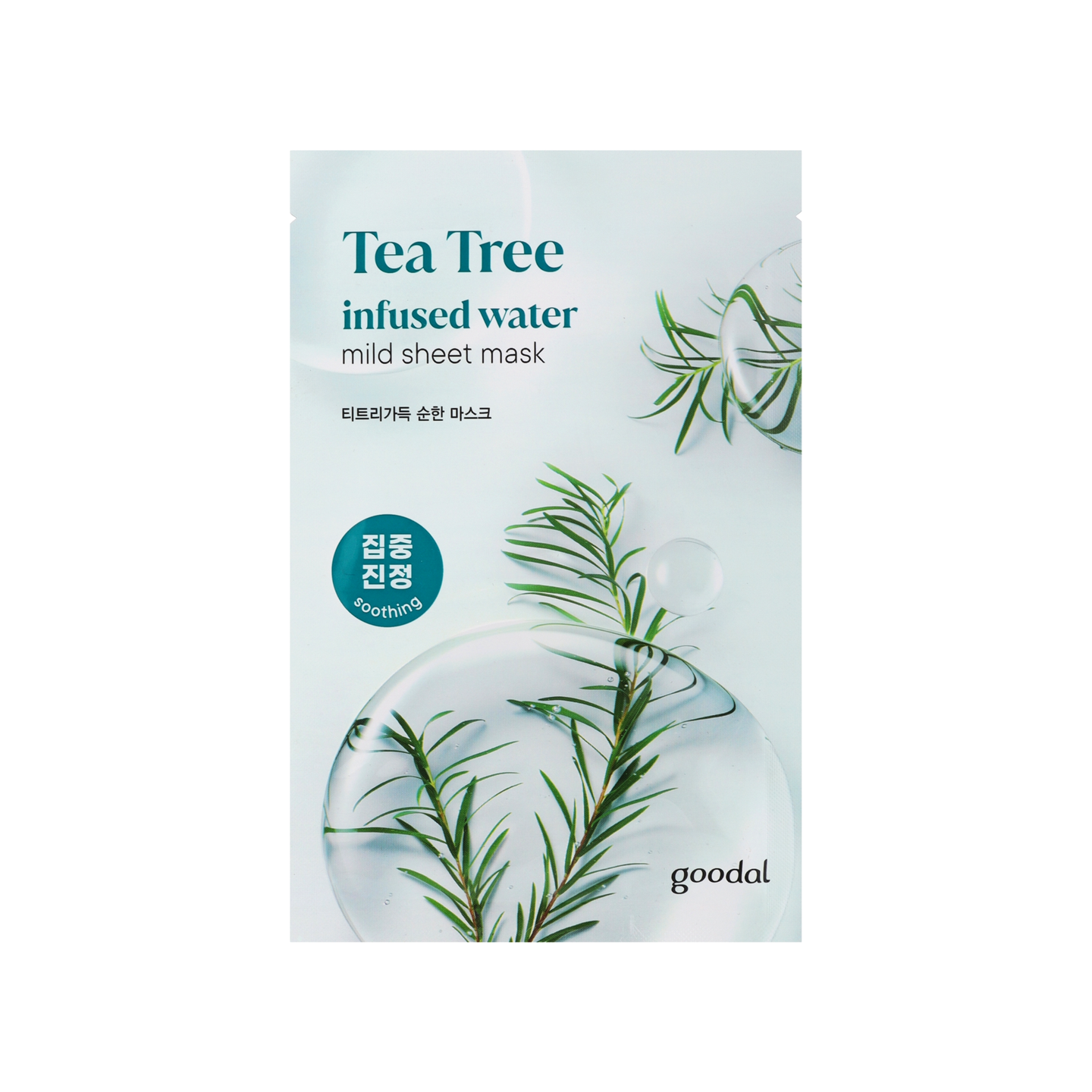 Goodal Tea Tree Infused Water Mild Sheet Mask 1шт