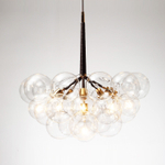 Pendant design lamp  Bubble Jumbo-36 by Pelle (Black)