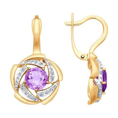 Серьги Au 585 (725223)