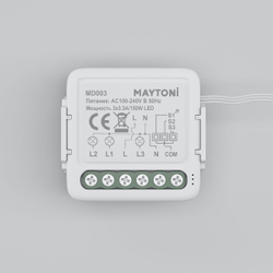 Wi-Fi выключатель трехканальный Maytoni Smart home MD003