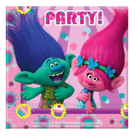 Распродажа Салфетки Тролли 33 на 33 20 шт.