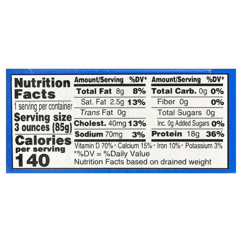 Wild Planet, дикие сардины, в воде, без добавления соли, 125 г (4,4 унции)