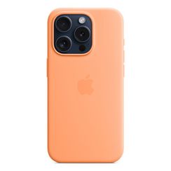 Чехол Apple iPhone 15 Pro Silicone Case with MagSafe Orange Sorbet