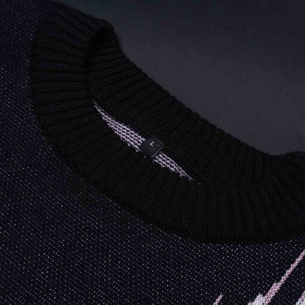 Свитер Disrupted Logo Black Series ED2 Knitted черный - фото 9