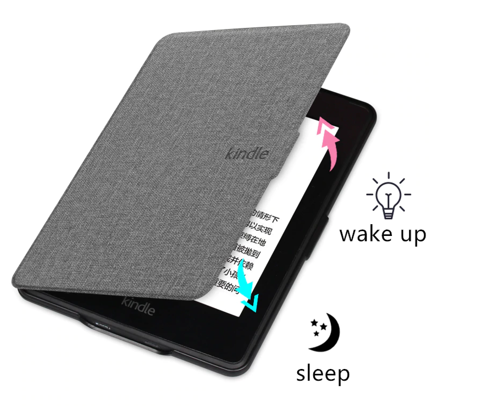 Обложка Kindle 9/10 магнитная голубая