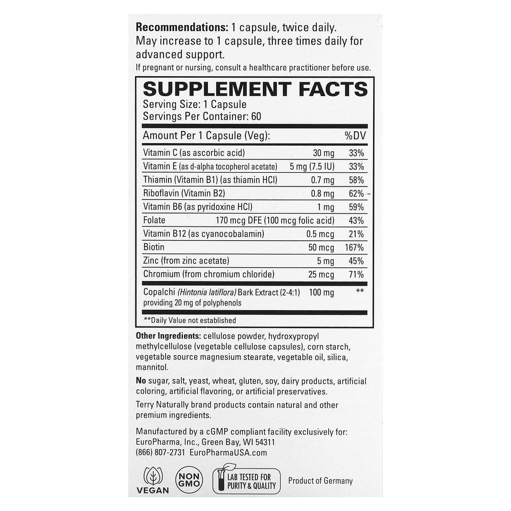 Terry Naturally, Sucontral® D, 60 капсул