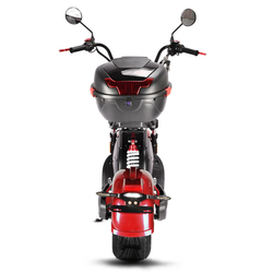 Электроскутер CityCoco WHITE SIBERIA BLACK SEA (RED) 5000W