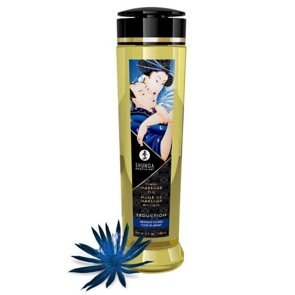 Массажное масло с ароматом ночных цветов Shunga Seduction