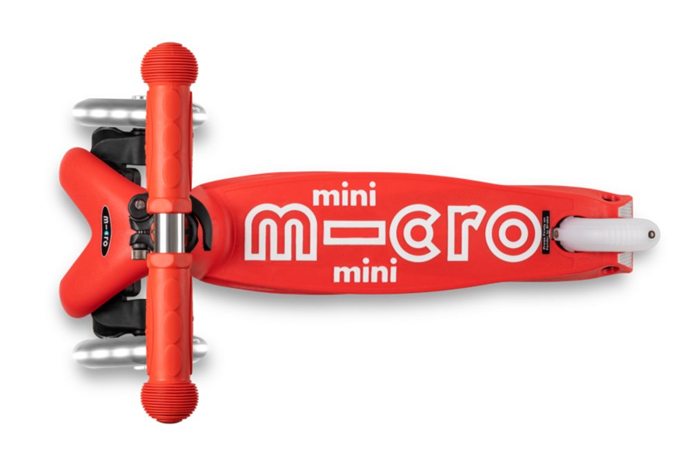 Самокат Mini Micro Deluxe LED Красный