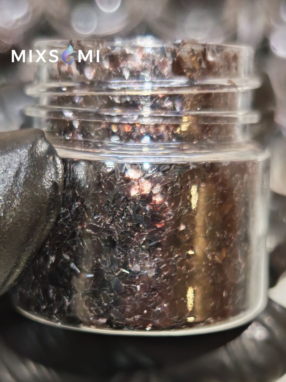 Хлопья - слюда 88303 Шоколадный прозрачный глянец - для литья изделий и творчества