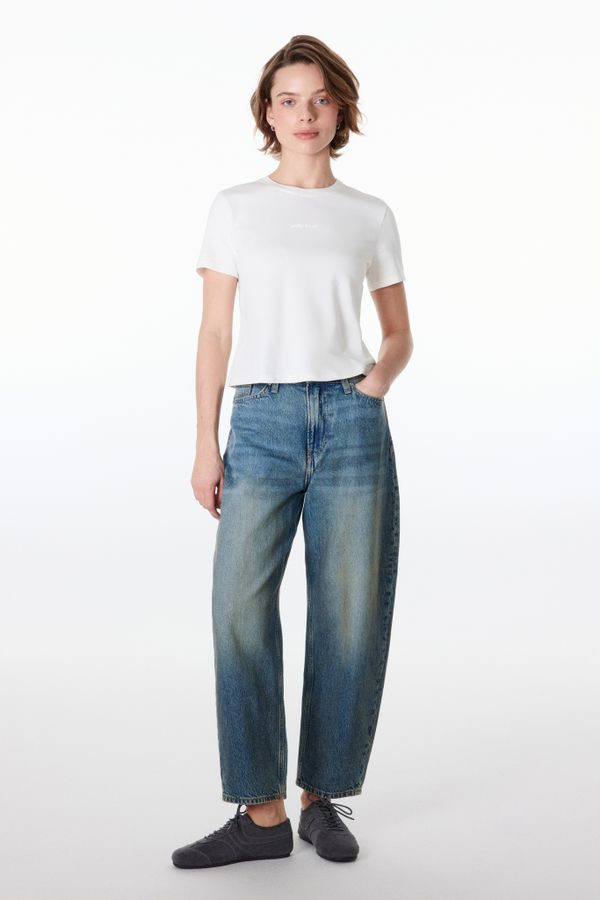 Джинсы баррел 