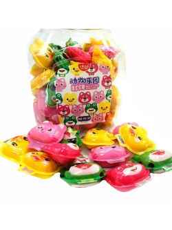 Жевательный мармелад с фруктовым джемом Зверята 18 г * 50 шт