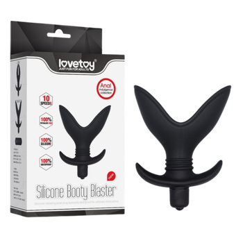 Анальный расширитель с вибрацией Silicone Booty Blaster