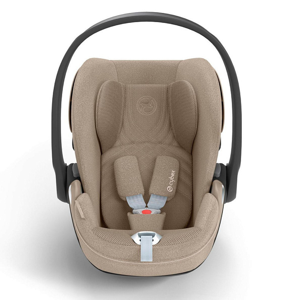 Коляска 3 в 1 Cybex Priam IV Rosegold complete и автокресло Cloud T i-Size Cozy Beige Plus Off White