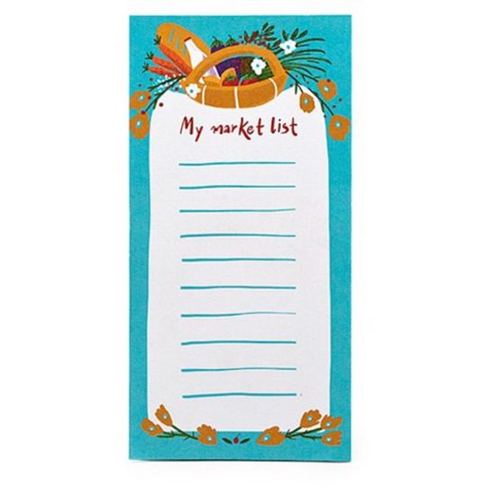 Отрывной блокнот с магнитом "Market List