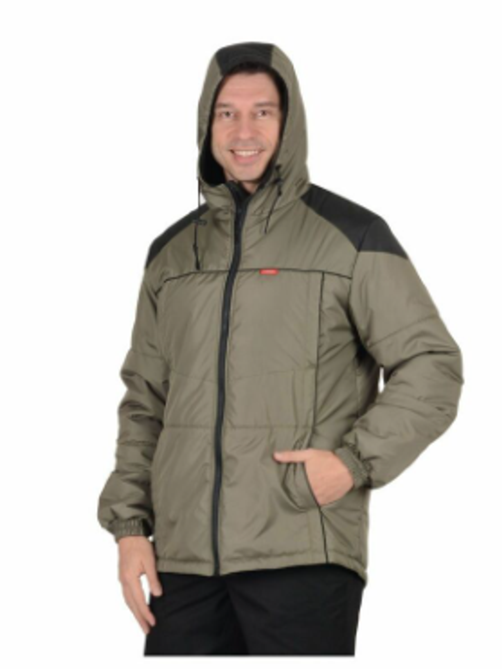 Куртка "Спринтер" мужская, оливковая с чёрным